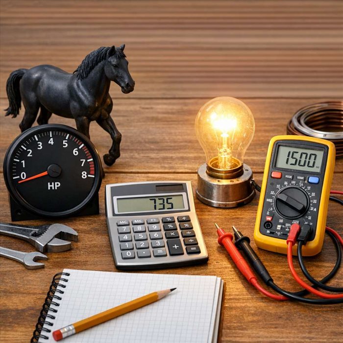 Convertir des chevaux vapeur en watts : méthode simple et rapide