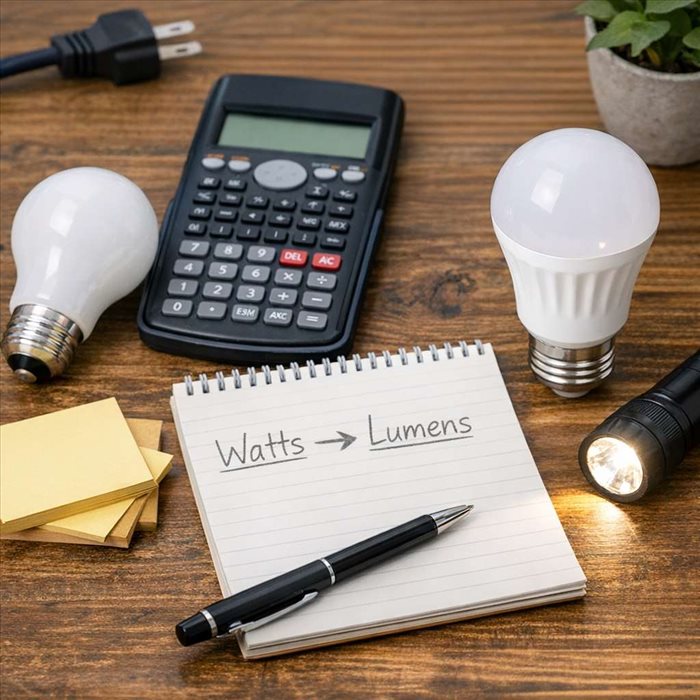 Convertir des watts en lumens : méthode simple et rapide