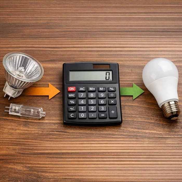 Convertir des watts halogène en watts LED : guide simple et précis
