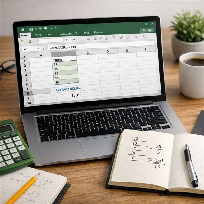 Calculer une moyenne sur Excel : formule simple et rapide