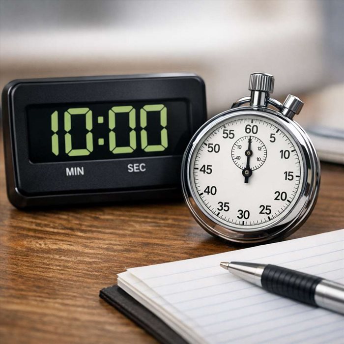 Convertir 10 minutes en secondes : méthode simple et rapide
