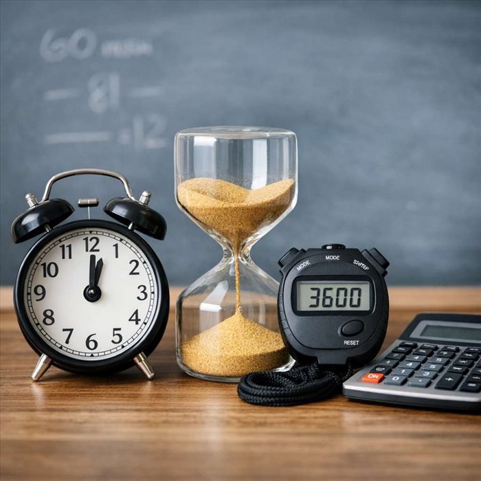 Comment convertir 60 minutes en secondes ? Réponse simple