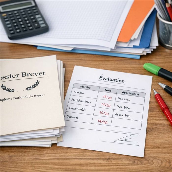 Contrôle continu au brevet : fonctionnement, points et barème
