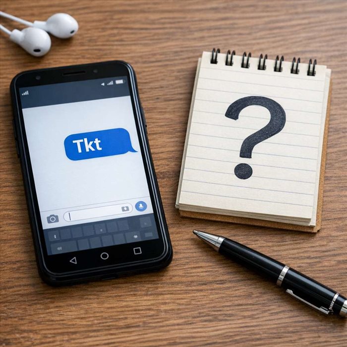 Tkt : signification de cette abréviation SMS expliquée