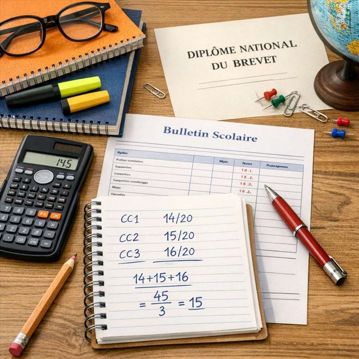Comment calculer les points du contrôle continu au brevet ? | Guide