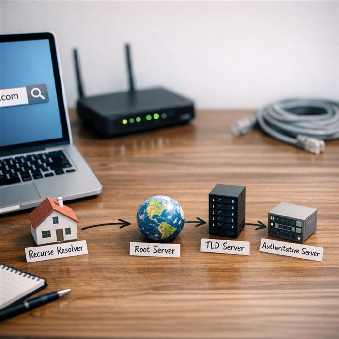 Résolution récursive DNS : comprendre le fonctionnement d’un nom de domaine