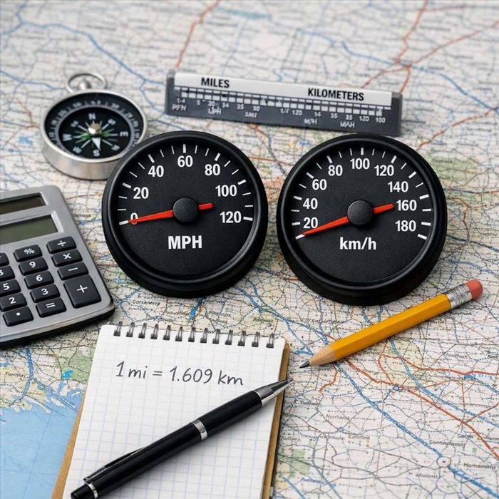 Conversion mph en km/h : calcul simple et rapide pour tous