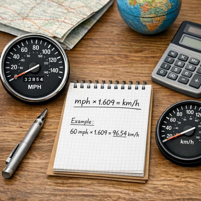 Convertir les mph en km/h : formule simple et exemples
