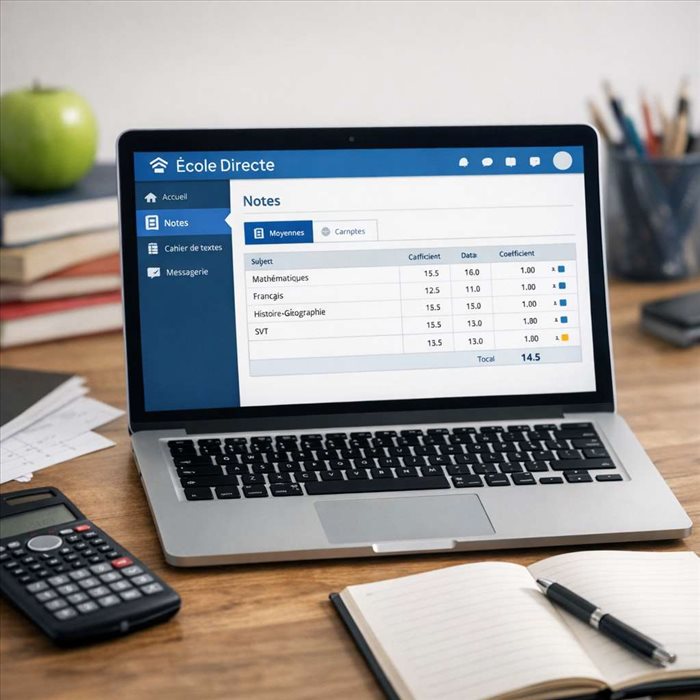Calculer une moyenne avec École Directe : méthode simple et rapide