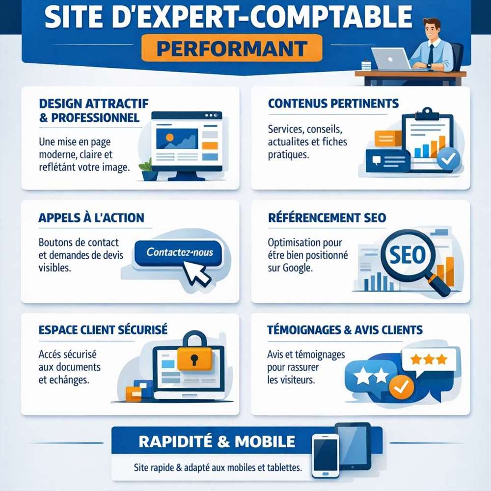 Site internet expert-comptable : les éléments essentiels