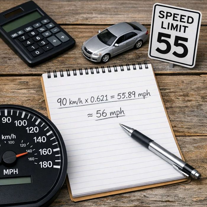 90 km/h en mph : conversion simple et résultat précis
