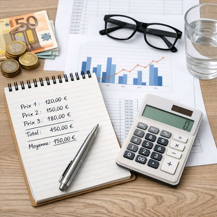 Comment calculer une moyenne de prix ? Méthode simple et fiable
