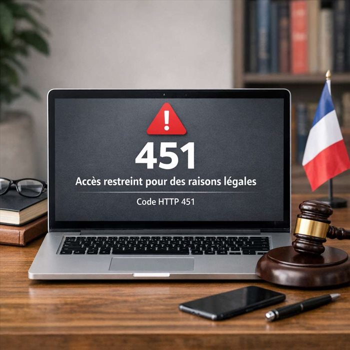 Code HTTP 451 : signification, causes et solutions