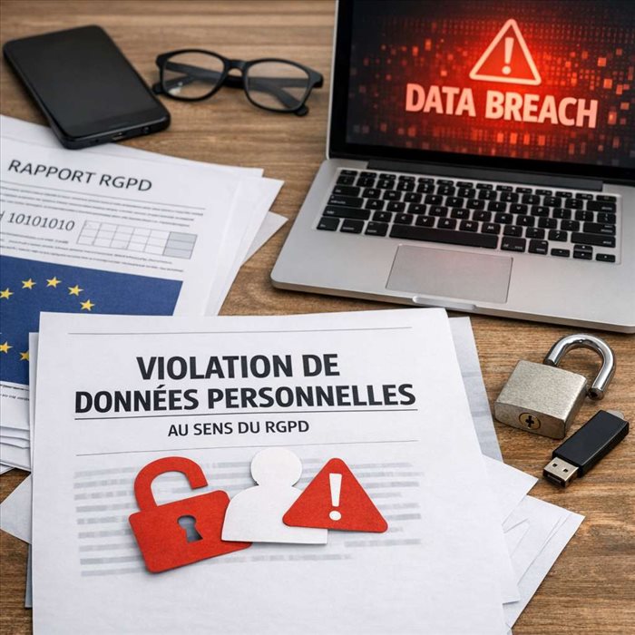 Violation de données personnelles RGPD : définition et obligations