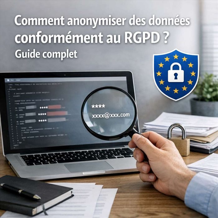 Anonymiser des données conformément au RGPD : guide pratique