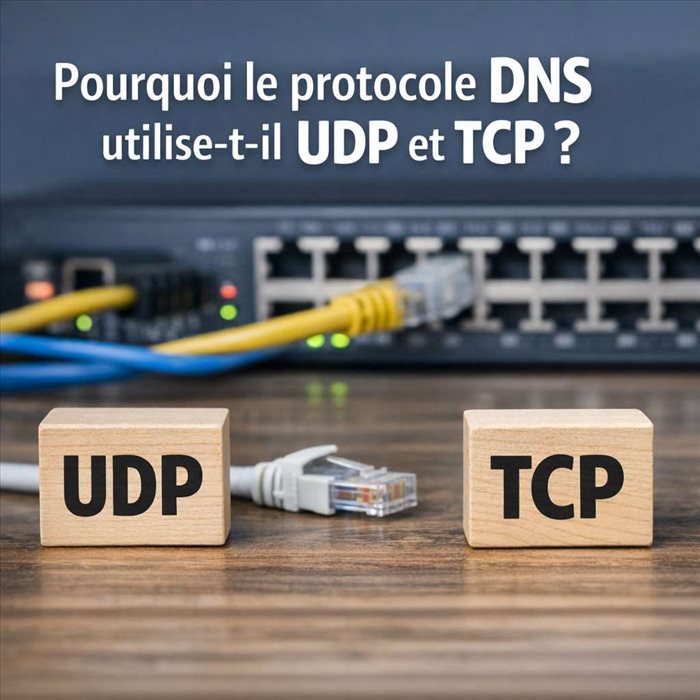 Pourquoi le protocole DNS utilise UDP et TCP ? | Guide complet