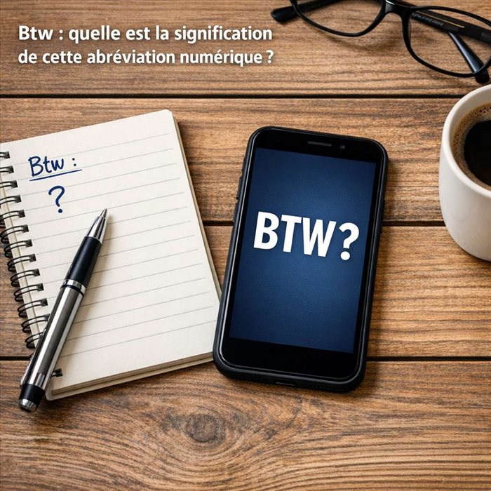 BTW : signification, usage et traduction de cette abréviation