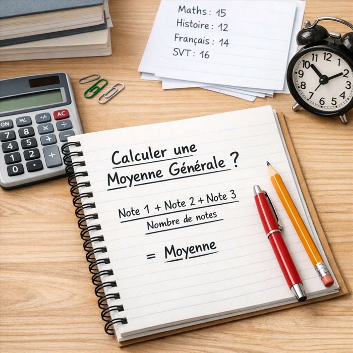 Calculer une moyenne générale rapidement : méthode simple et efficace